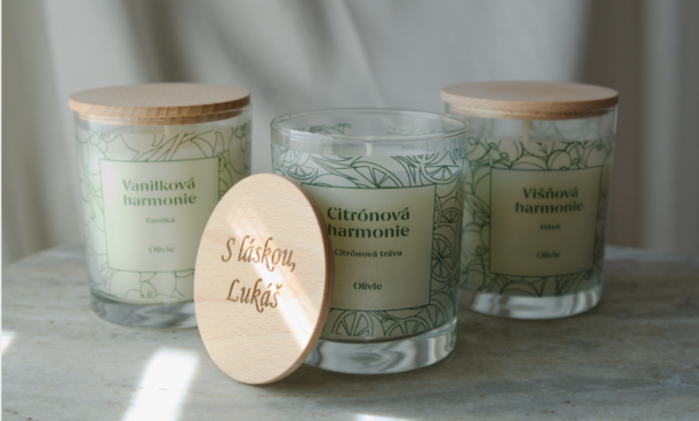 Sviečky so šperkom